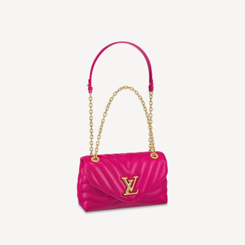 21FW 루이비통 LV 뉴 웨이브 체인 백 아가트 핑크