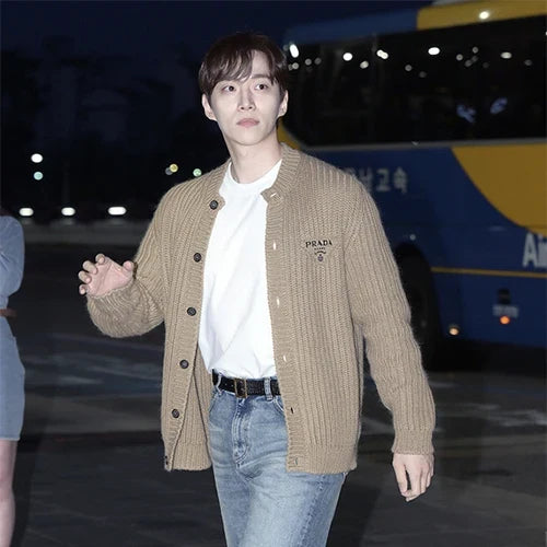 프라다 캐시고라 니트 가디건 베이지(이준호 착용) · 류** 고객님